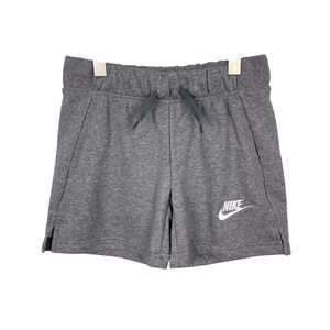 Nike Girl's Sweat Shorts Gray Size M